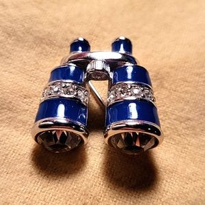 Swarovski brooch - binoculars